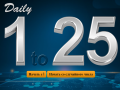 Játék Daily 1 to 25