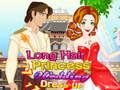 Játék Long Hair Princess Wedding Dress up