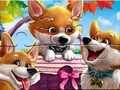 Játék Jigsaw Puzzle: Funny Corgis