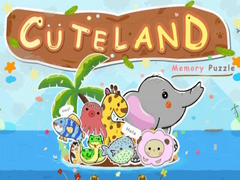 Játék Cuteland Memory Puzzle 