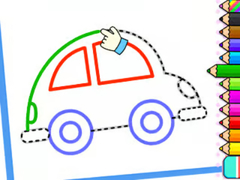 Játék Toddler Drawing: Cute Car