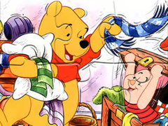 Játék Jigsaw Puzzle: Winnie Clean Up