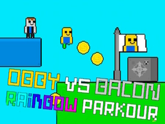 Játék Obby vs Bacon Rainbow Parkour