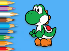 Játék Coloring Book: Yoshi Fishing Time