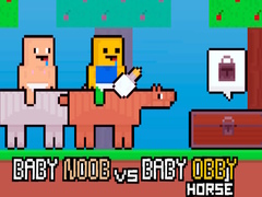 Játék Baby Noob vs Baby Obby Horse