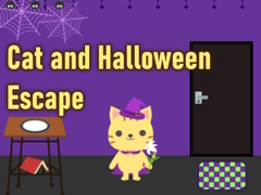 Játék Cat and Halloween Escape