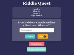 Játék Riddle Quest Brain Teaser