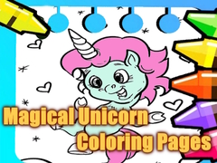 Játék Magical Unicorn Coloring Pages