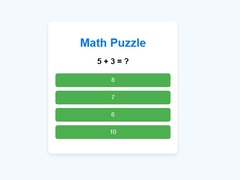 Játék Math Puzzle