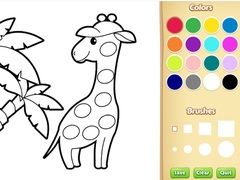 Játék Easy Animal Coloring Book for Kids
