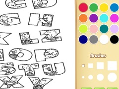 Játék Alphabet Animal Coloring Book for Kids