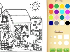 Játék Farm Coloring Book For Kids