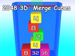 Játék 2048 3D: Merge Cubes