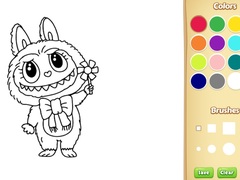 Játék Labubu Doll Coloring Book for Kids