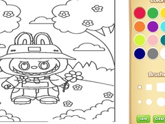 Játék Cute Labubu Coloring Book for Kids