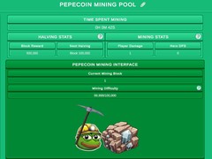 Játék Pepecoin Miner Idle Simulator