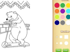 Játék Circus Animals Coloring Book