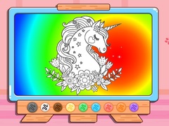 Játék Coloring Book: Glitter Unicorn