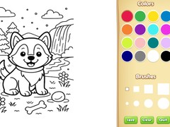 Játék Dog Coloring Book