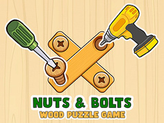 Játék Nuts & Bolts Wood Puzzle Game
