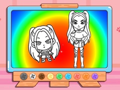 Játék Coloring Book: Mira Kpop Demon Hunters