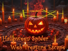 Játék Halloween Spider Web Treasure Escape