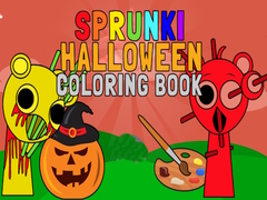 Játék Sprunki Halloween Coloring Book