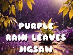 Játék Purple Rain Leaves Jigsaw