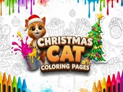 Játék Christmas Cat Coloring Pages