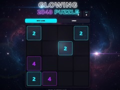 Játék Glowing 2048 Puzzle