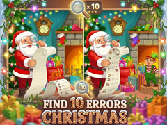 Játék Find 10 Errors Christmas