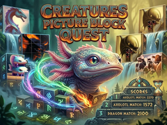 Játék Creatures Picture Block Quest