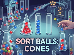 Játék Sort Balls: Cones