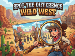 Játék Spot the Difference: Wild West